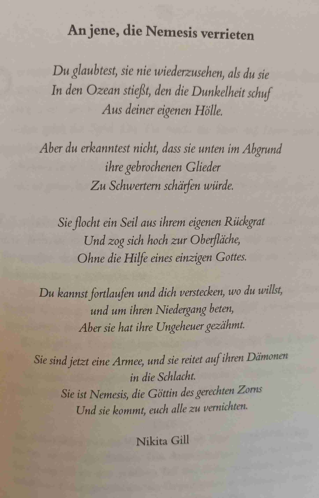 Wenn der Racheengel erwacht....