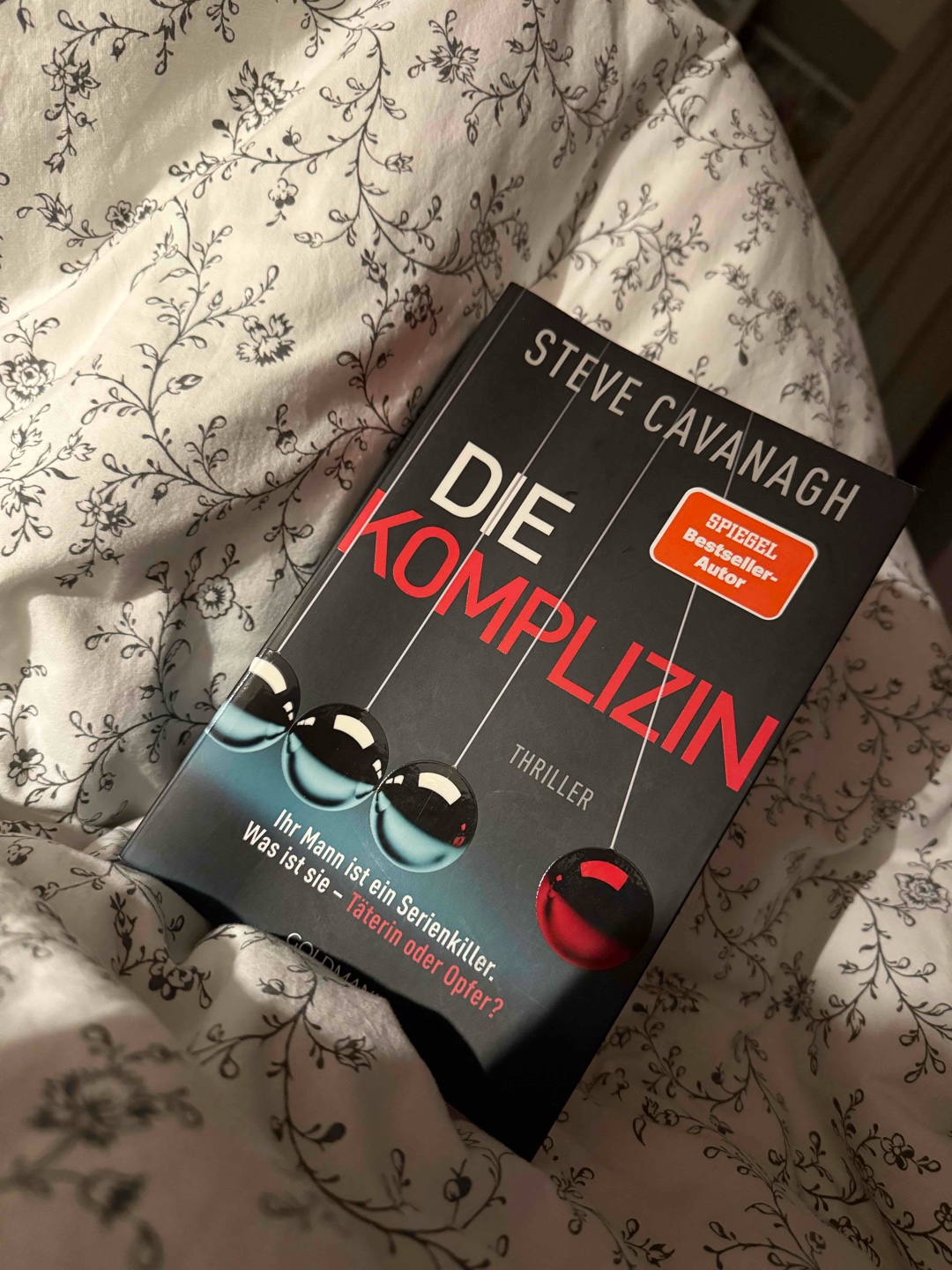 Ein super Thriller. 
Ich hatte schon länger keinen Thriller mehr gelesen und wollte mal wieder etwas spannendes - dafür war das Buch super, ich habe es in 2 Tagen gelesen. 
Ich konnte nichts vorhersehen und war sehr überrascht von den Wendungen, den Schreibstil fand ich auch echt angenehm. Irgendwie fand ich das Ende auch trotz der vielen verschiedenen Wendungen nicht zu abgespaced, was mir sehr gefallen hat. 
Ich fänd‘s super, wenn es noch einen Nachfolger geben würde, in dem die Story weitergeht.  