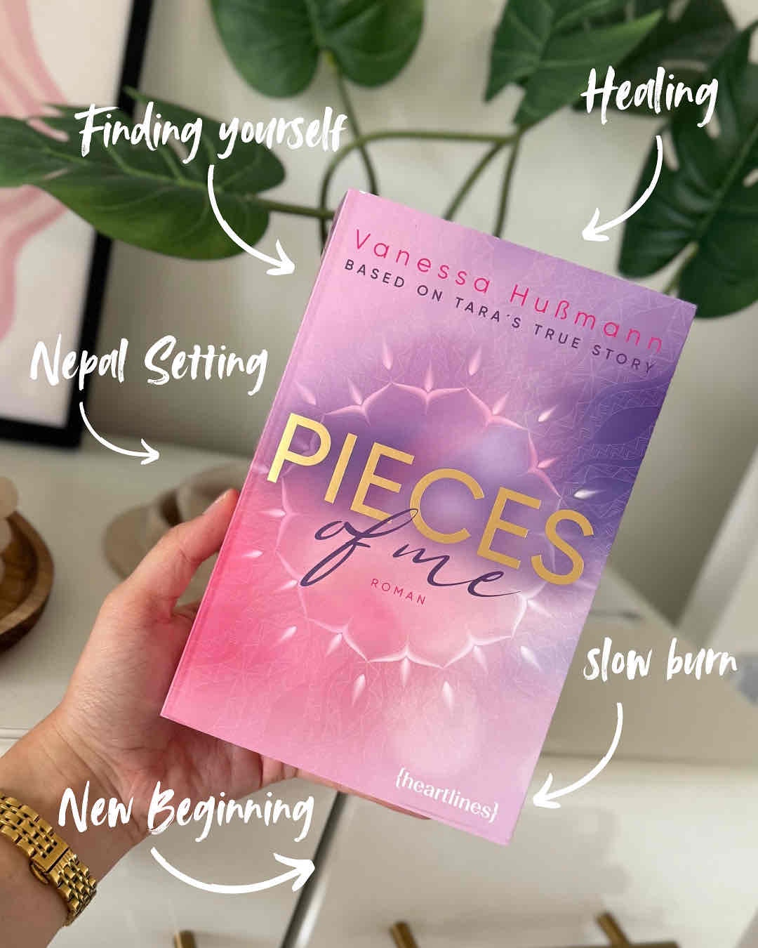 „Pieces of me“ von Vanessa Hußmann - basierend auf einer wahren Geschichte - die Suche nach dem fehlenden Teil. 