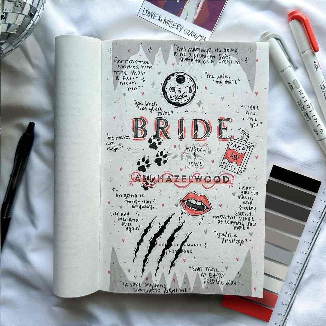 Bride ist romantisch, spannend, geheimnisvoll - Absolute Leseempfehlung für alle, die ungewöhnliche Liebesgeschichten mit Biss lieben! 🖤🩸🐺