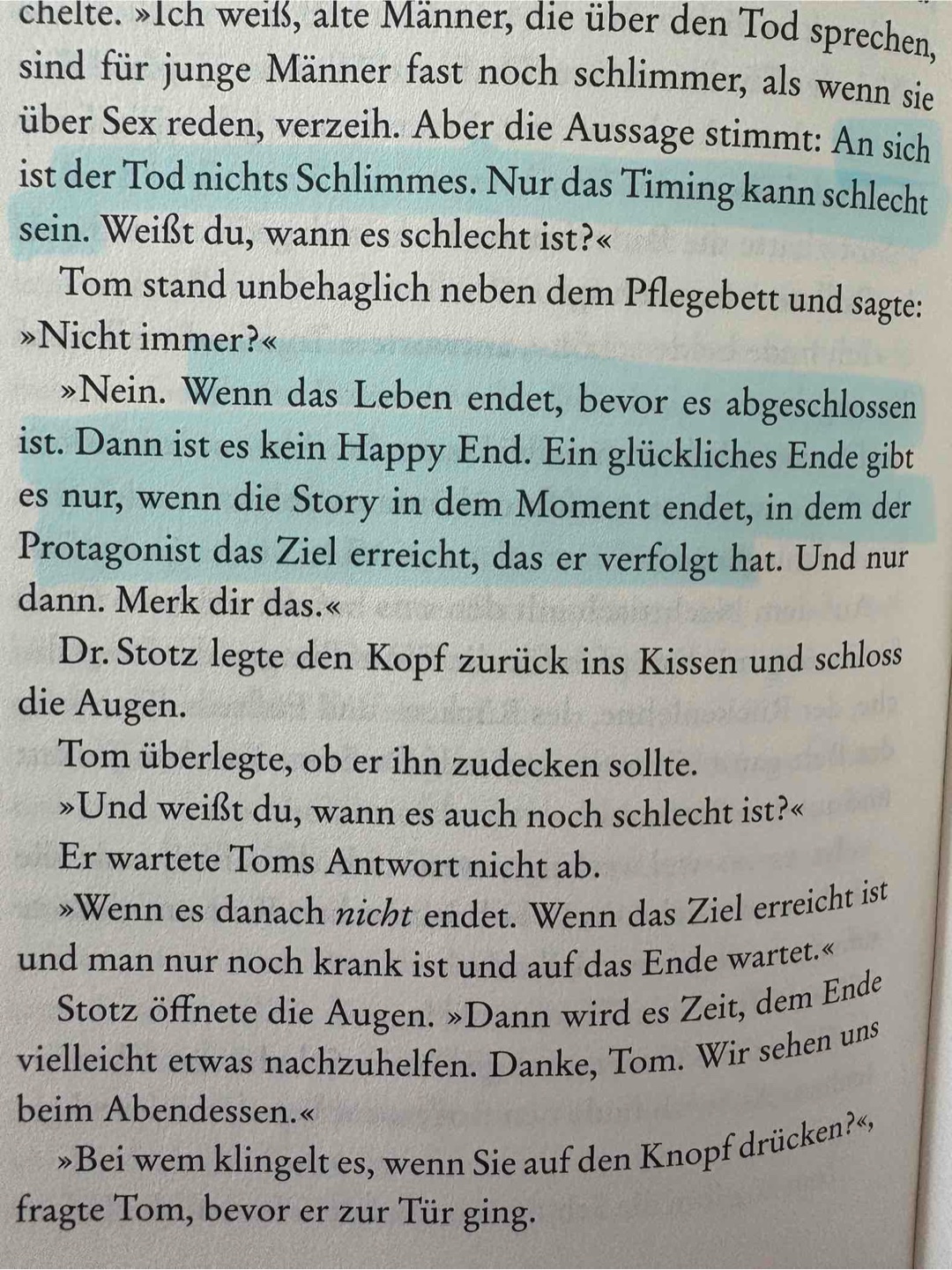 Seite 116 - „An sich ist der Tod nichts schlimmes.“…