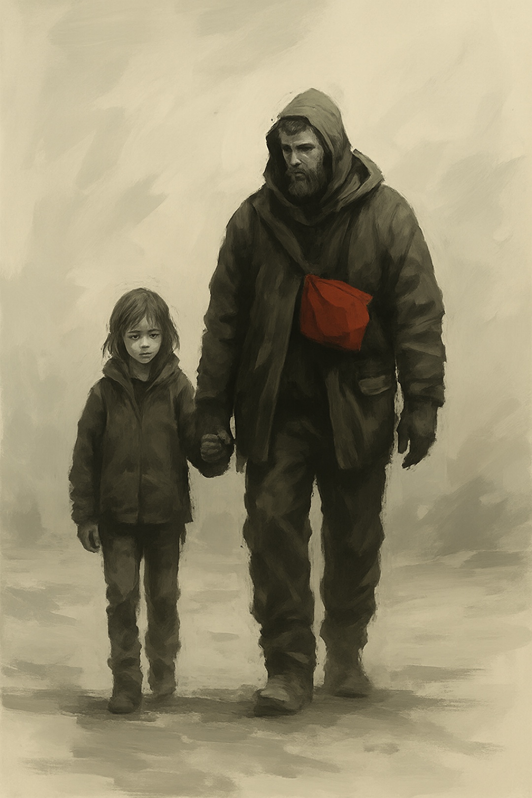 Ein Vater. Ein Sohn. Eine Straße. Mehr lässt McCarthy nicht zu.