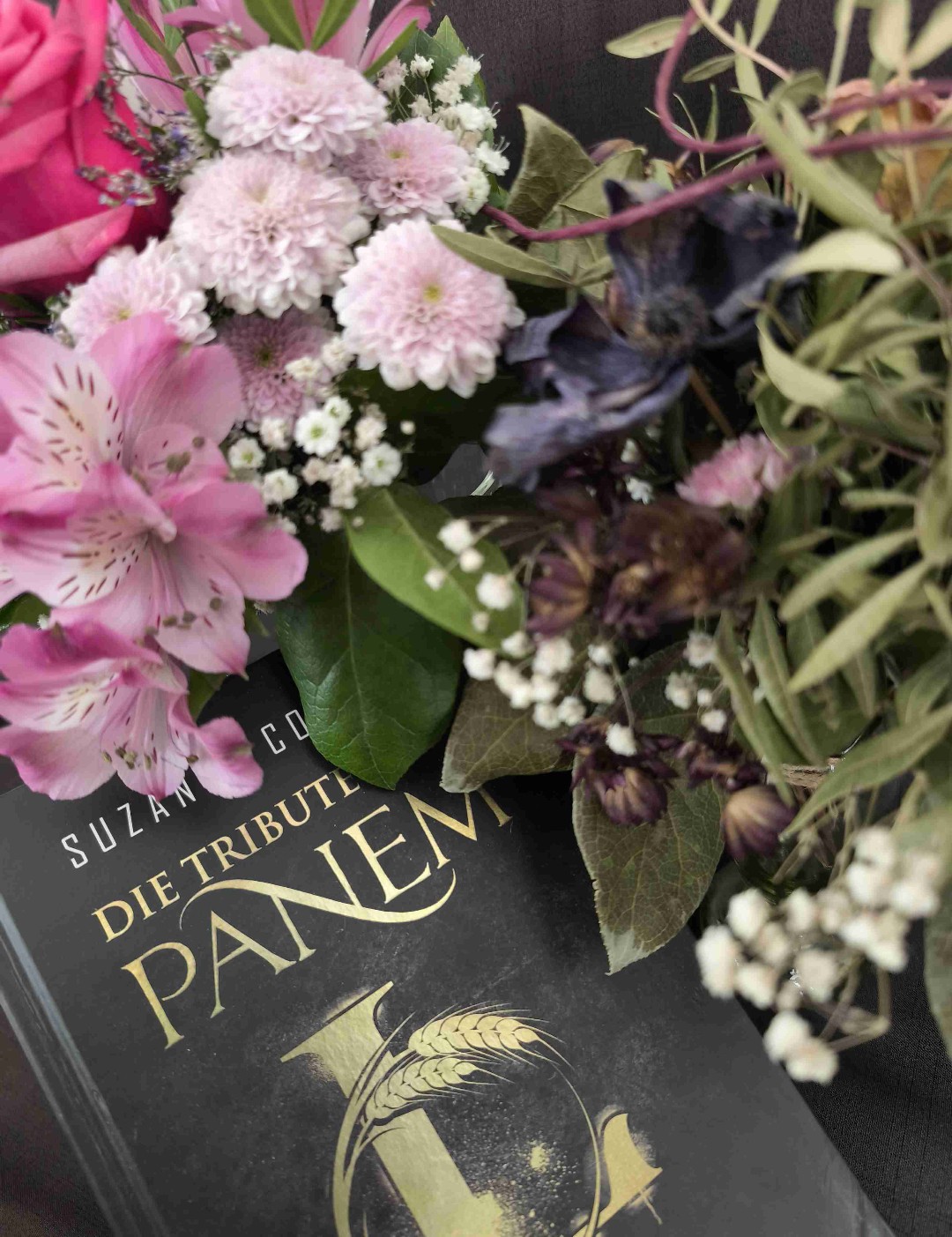„Nichts die Stille draußen störte,
nur das eine Wort man hörte,
nur »Lenore?« klang es her;
selber haucht' ich's, und »Lenore!«
trug das Echo trauernd her -
   einzig dies und sonst nichts mehr”

~ Tribute von Panem L - Der Tag bricht an 