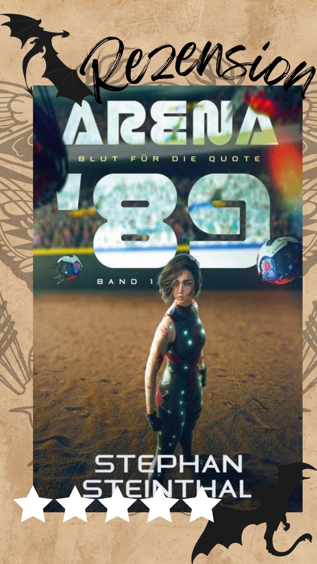 Düstere Dystopie genau nach meinem Geschmack! Panem meets NFL Trading und vielleicht ein bisschen Wrestling (sagt der Wrestling-Noob).