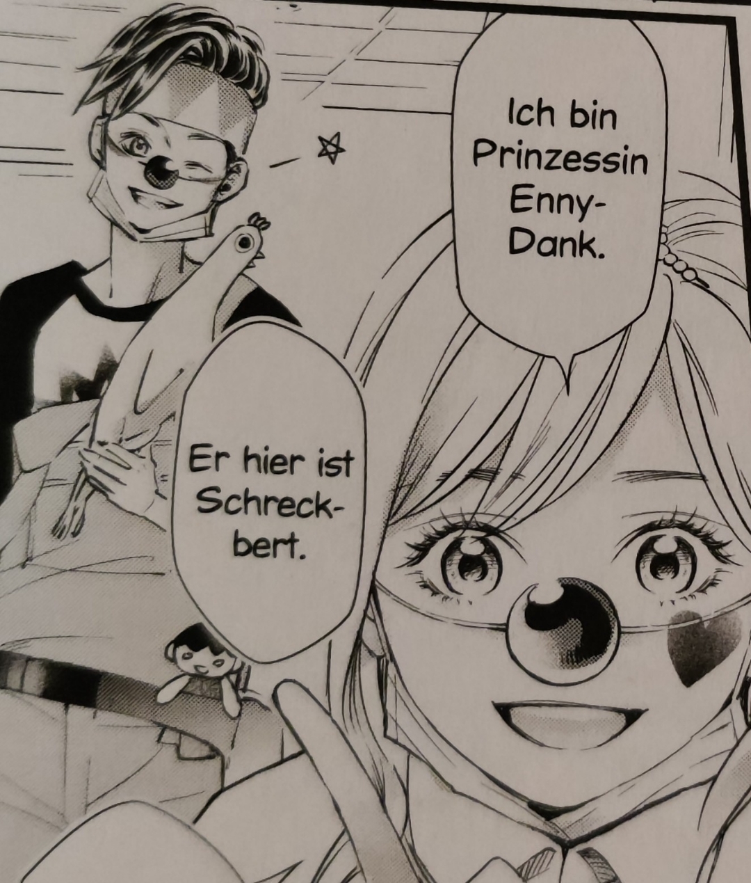 Als Clowndoktor weißt du sicher, was du tun musst.