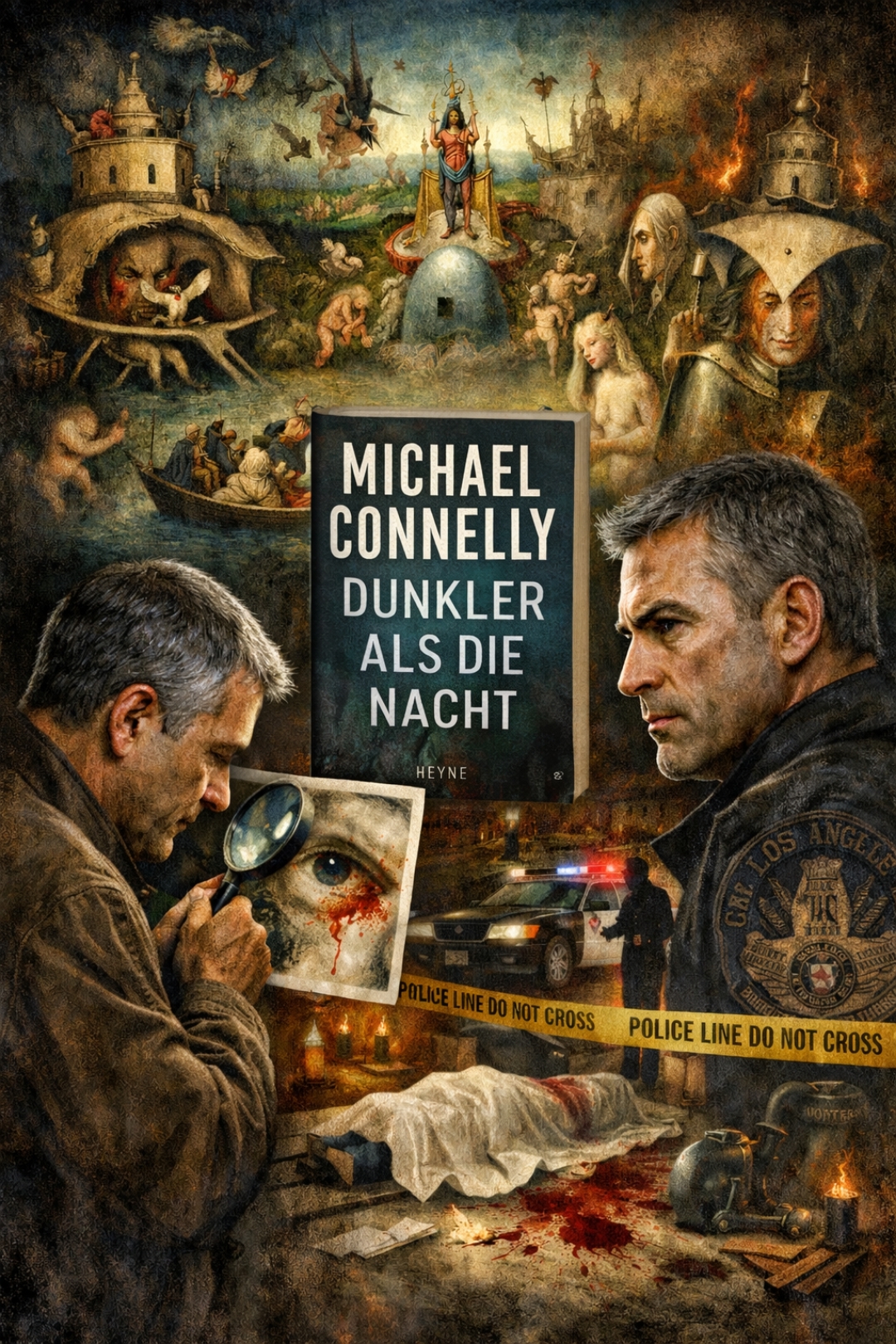 Terry McCaleb war Profiler beim FBI. Doch eine große Herz-OP hat ihn zum Privatier gemacht. Als die Polizistin Jayne Winston ihn um Hilfe bei einem Mordfall bittet, kann er nicht nein sagen. Auf den Fotos vom Tatort entdeckt er ein übersehenes Detail – ein Detail, das einerseits auf verstörende Bilder aus der Renaissance und andererseits auf den Ermittler Harry Bosch hindeutet.
Ein sehr spannender und klug konstruierter Krimi rund um den ikonischen Bosch. Das Ende ist zugleich Auflösung und Rätsel. Ein gutes Buch.