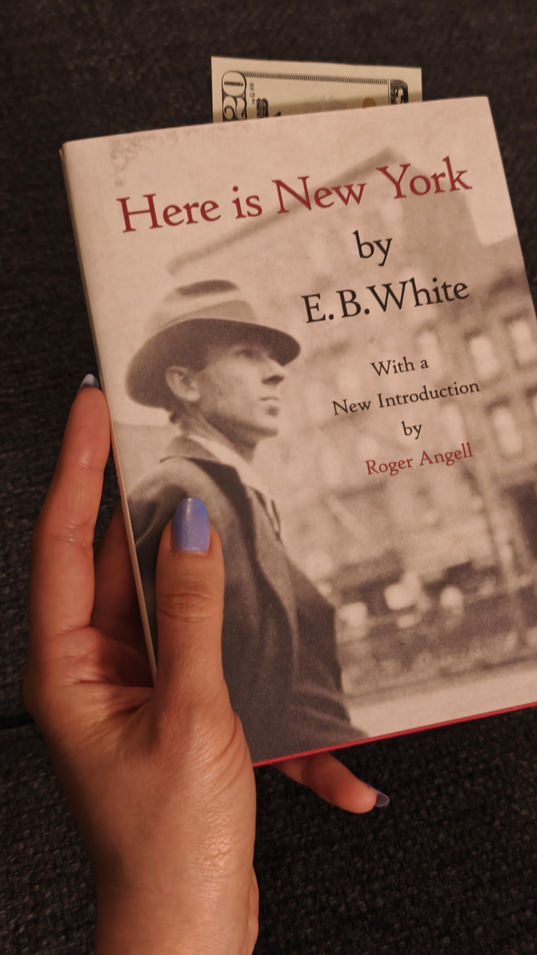 New York City, this mischievous and marvelous monument. For a couple of pages, I was dreaming me away to NYC. Although, long gone, I was allowed to experience the NYC of the 20s and early 30s, thanks to E. B. White's report.