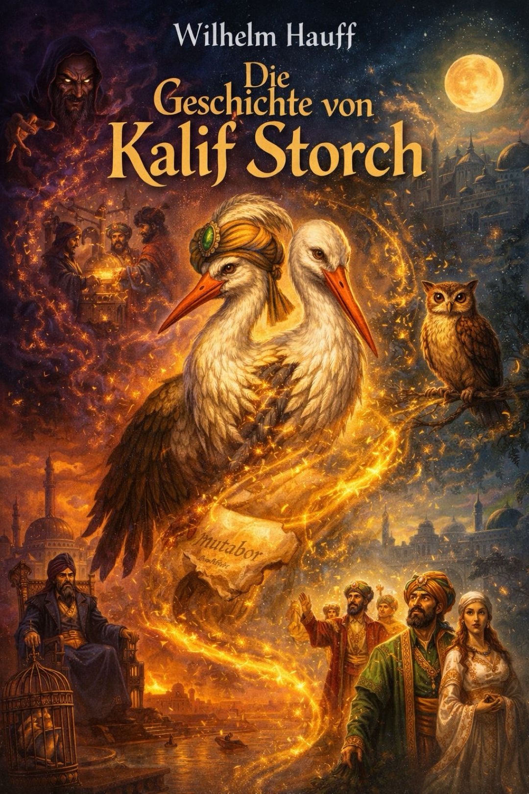 Die Geschichte von Kalif Storch - Kurzmärchen aus dem Jahr 1826