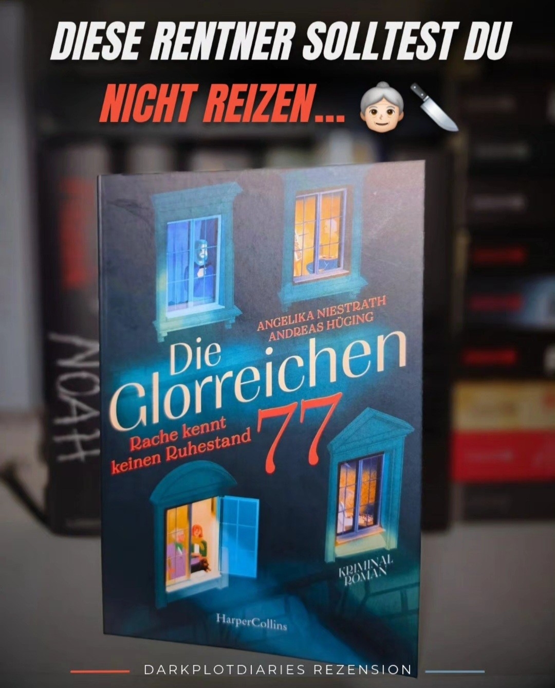 Wenn Senioren zurückschlagen, sollte man sie definitiv nicht unterschätzen… 👵🏻🔪🖤
