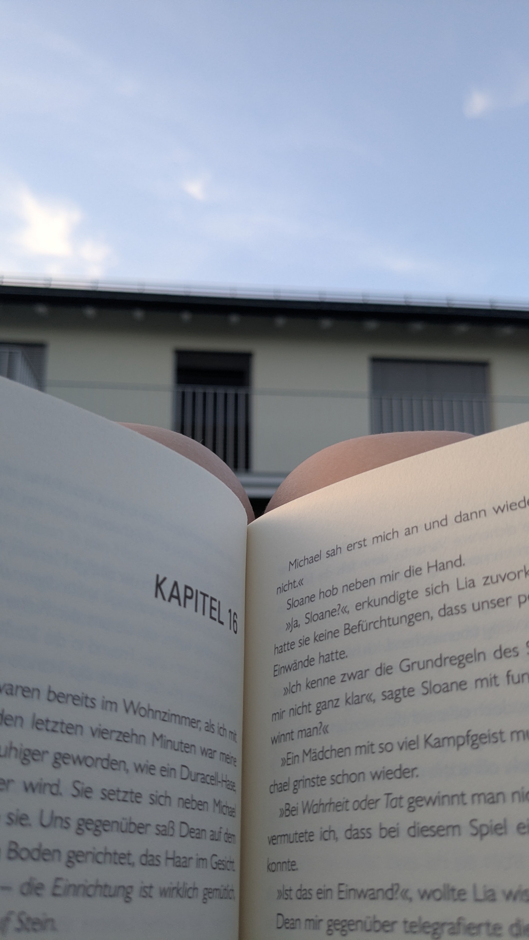 "Sag nicht er. Sag ich." "Das kann ich nicht." "Dann sag du."