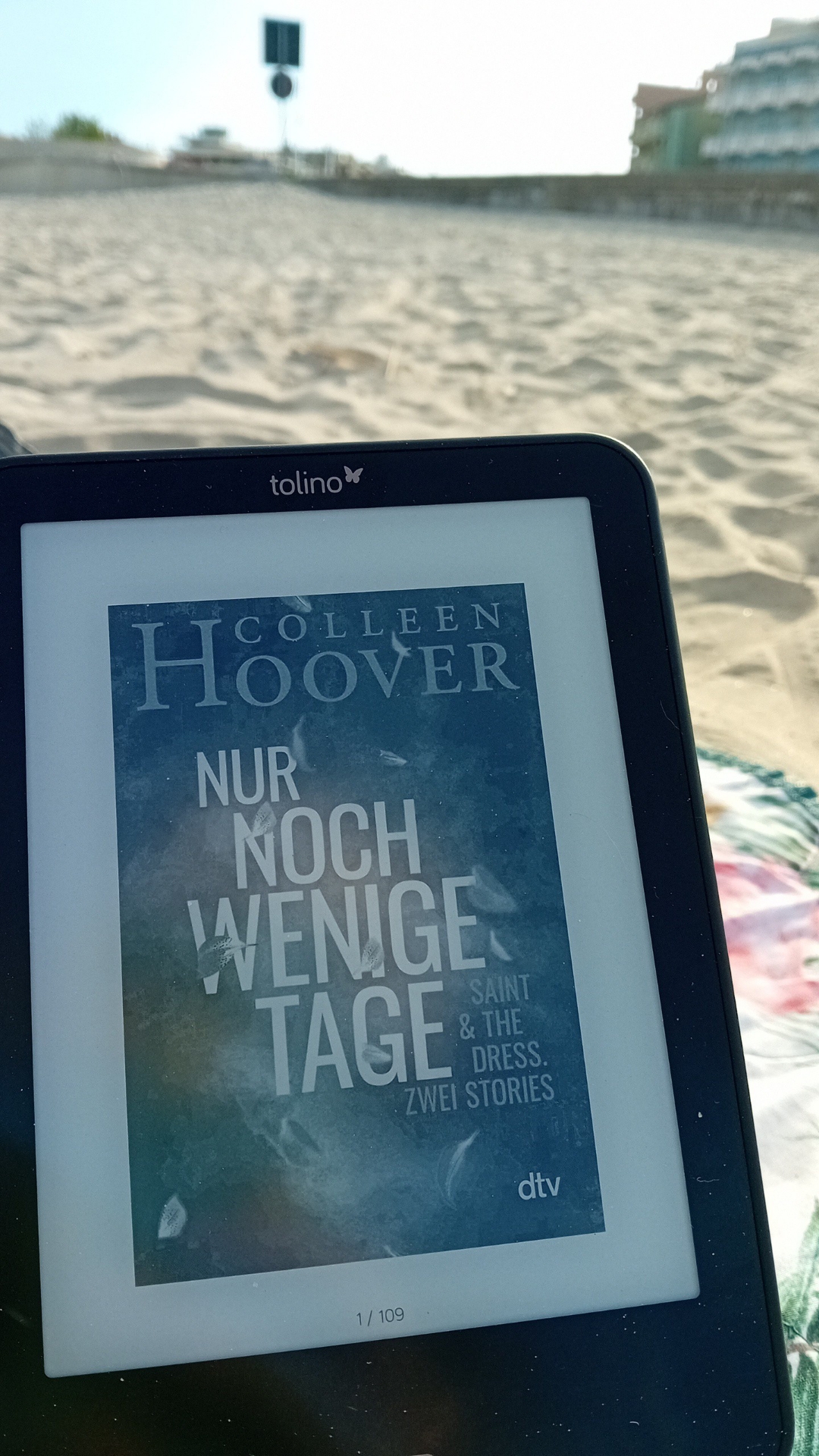 "Nur noch wenige Tage" sind 2x Kurzgeschichten von Colleen Hoover,namens Saint&The Dress