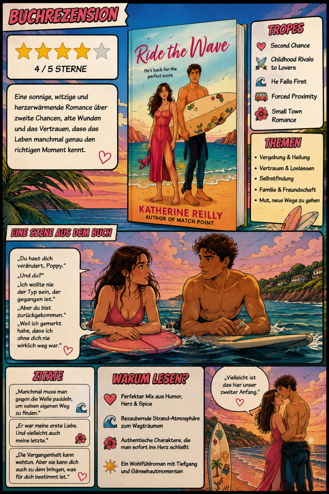 Coole Summerromance mit Surferboys