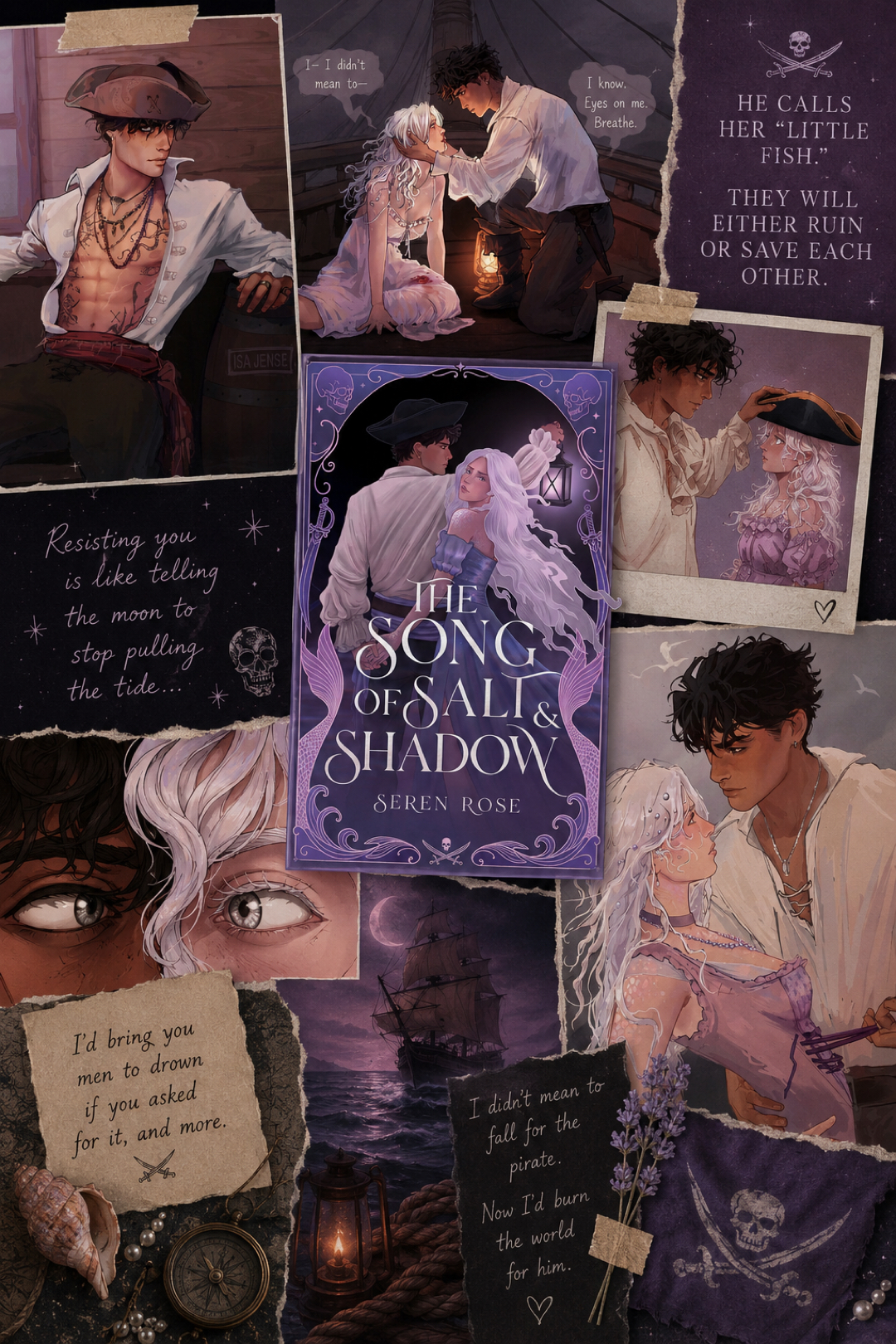 “Darling,” he breathes, “if you wanted me on my knees, you could have just told me.”🧜♀️🏴☠️