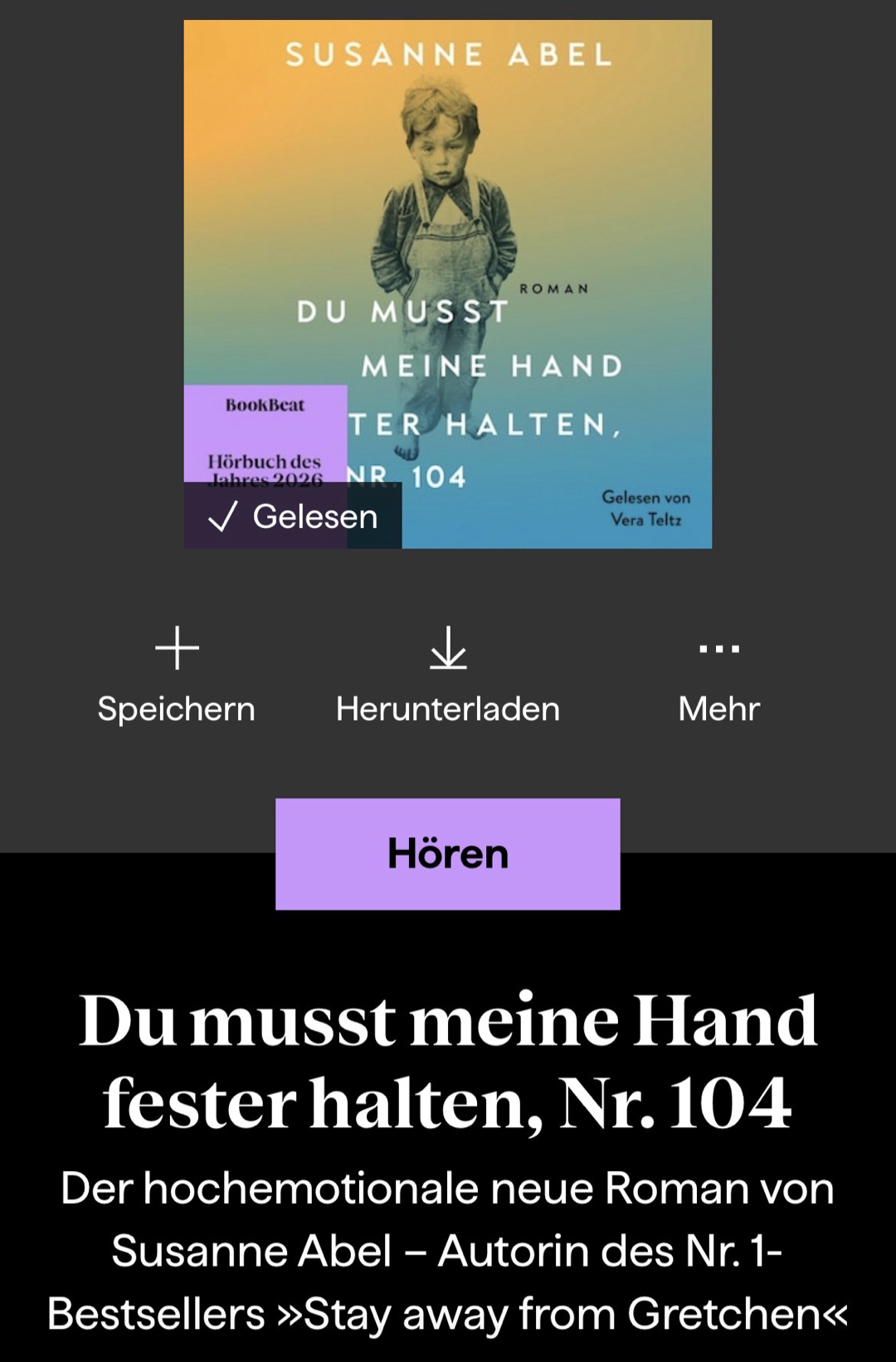Du musst dieses Buch fester halten, lieber Leser/liebe Leserin!