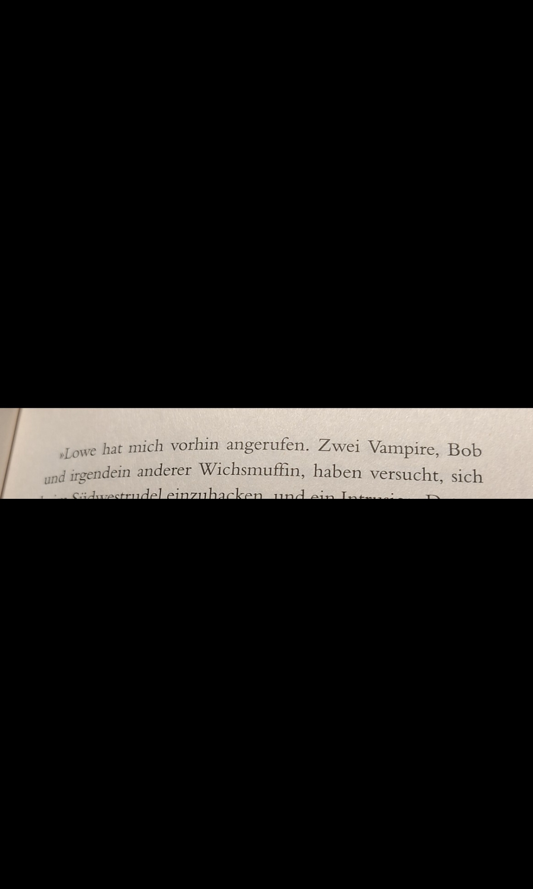 Und irgendein anderer Wichsmuffin