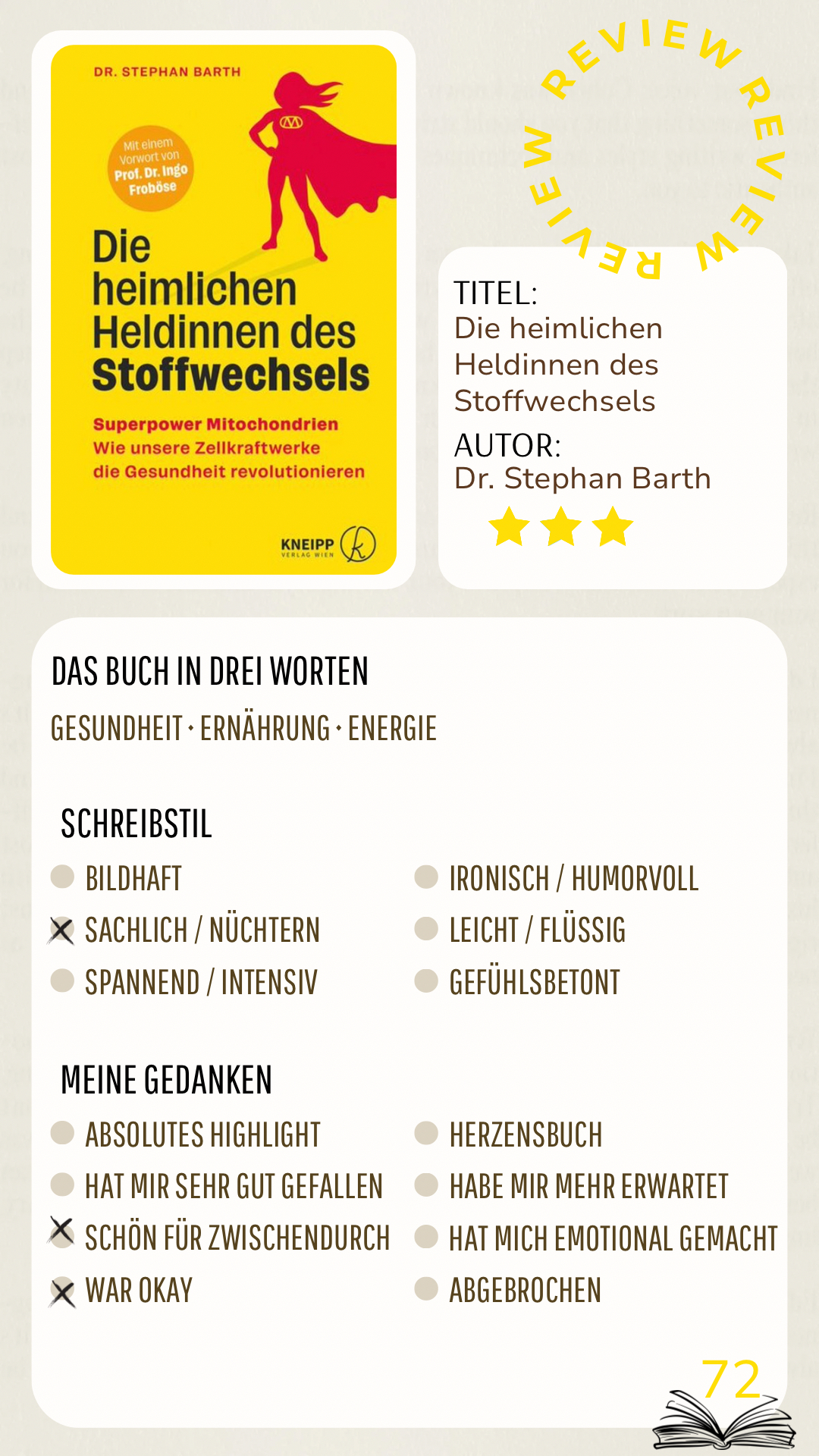 Sehr aufschlussreich, aber auch trocken.