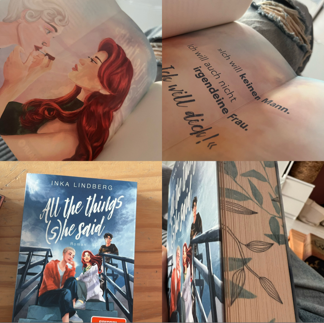 “Ich will aber kein Mann. Ich will auch nicht irgendeine Frau. Ich will dich“. 🤭💗
(Re-Read!!)