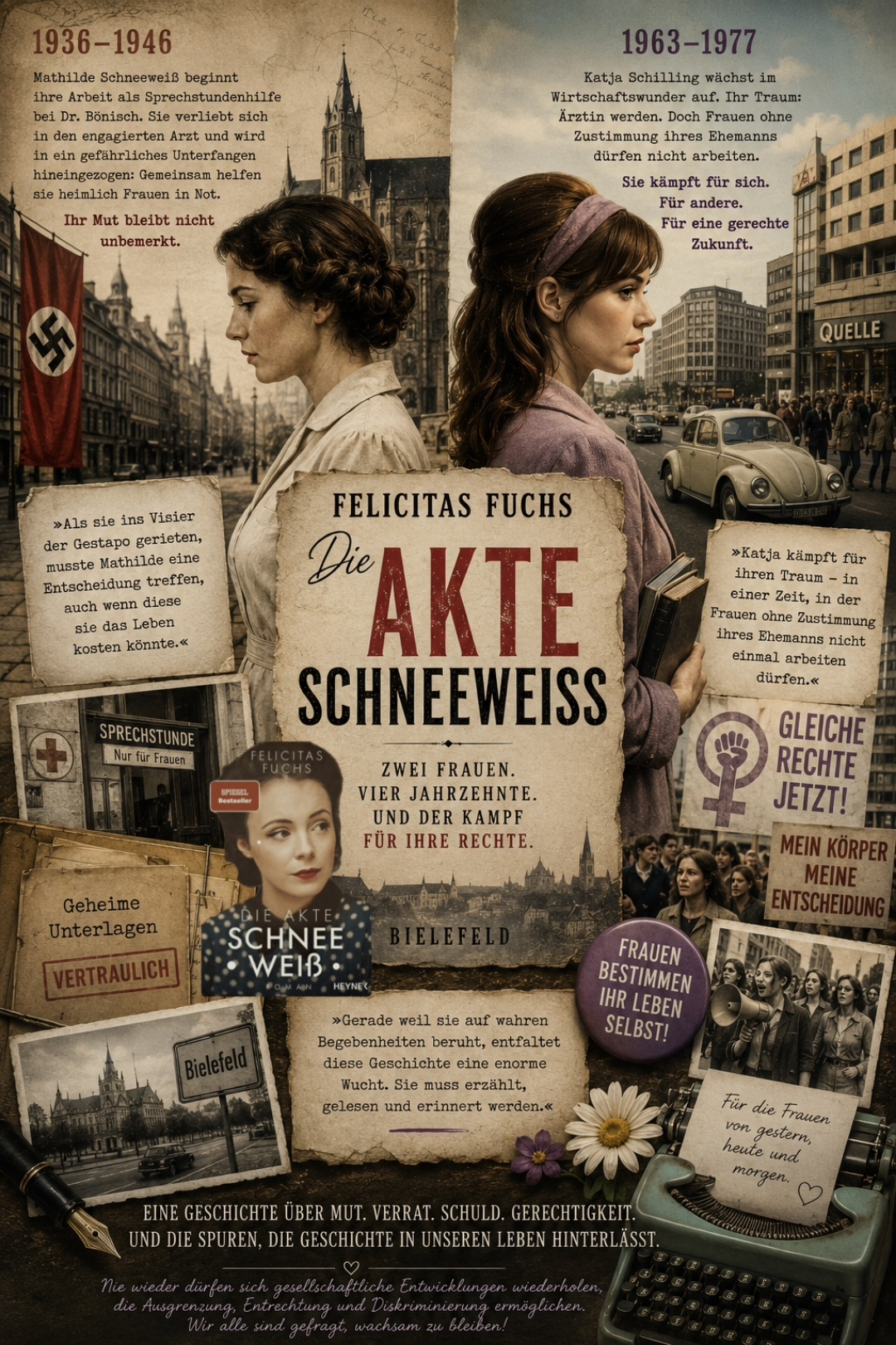 Ein bewegender, eindringlicher Roman über Schuld, Schweigen und weibliche Selbstbestimmung, der historische Tiefe mit großer emotionaler Nähe verbindet. Besonders berührt hat mich, wie nah mir das Buch trotz seines historischen Hintergrunds kam und wie viele eigene Erinnerungen es in mir geweckt hat.