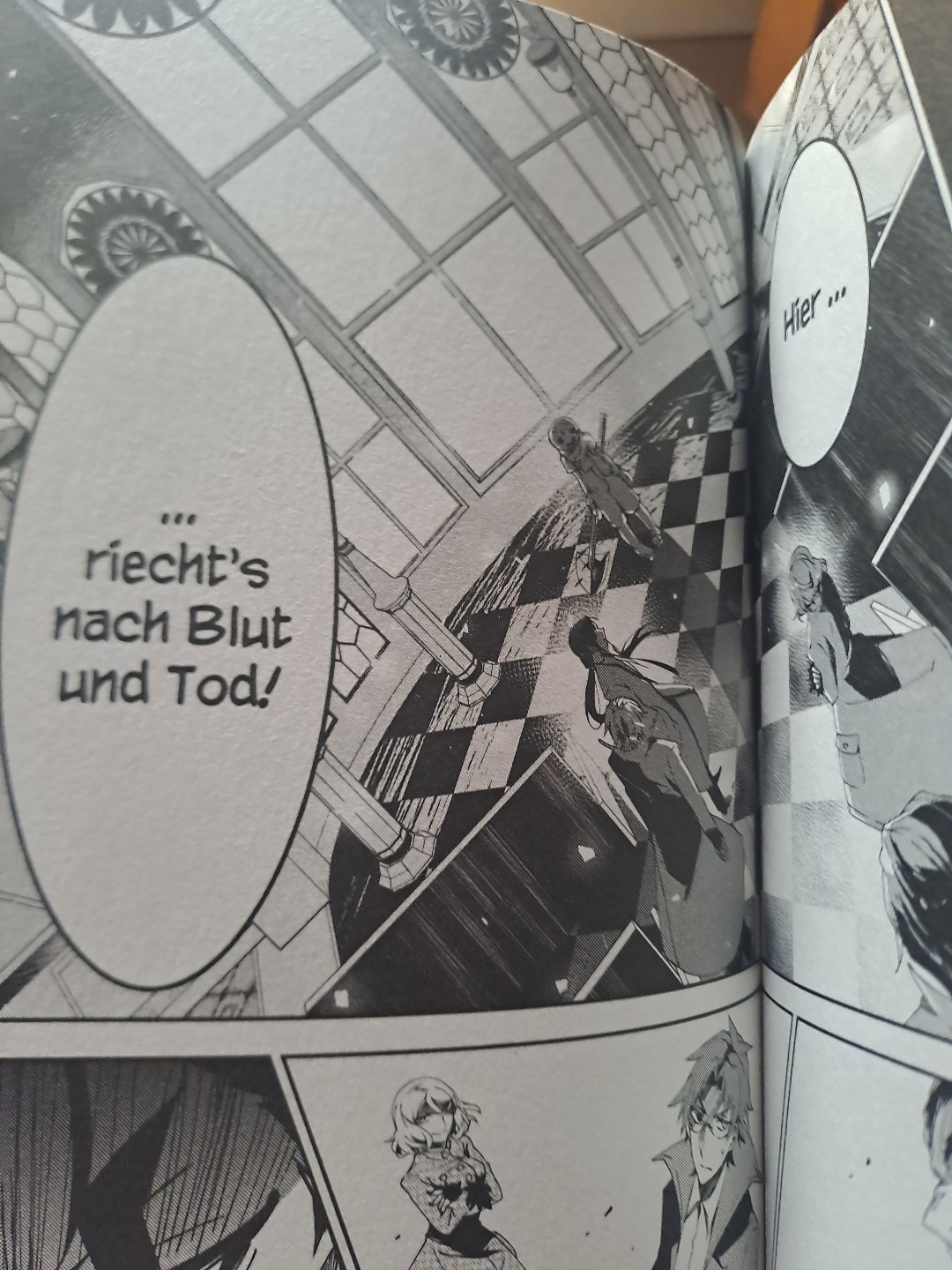 Hier...
riecht's nach Blut und Tod!