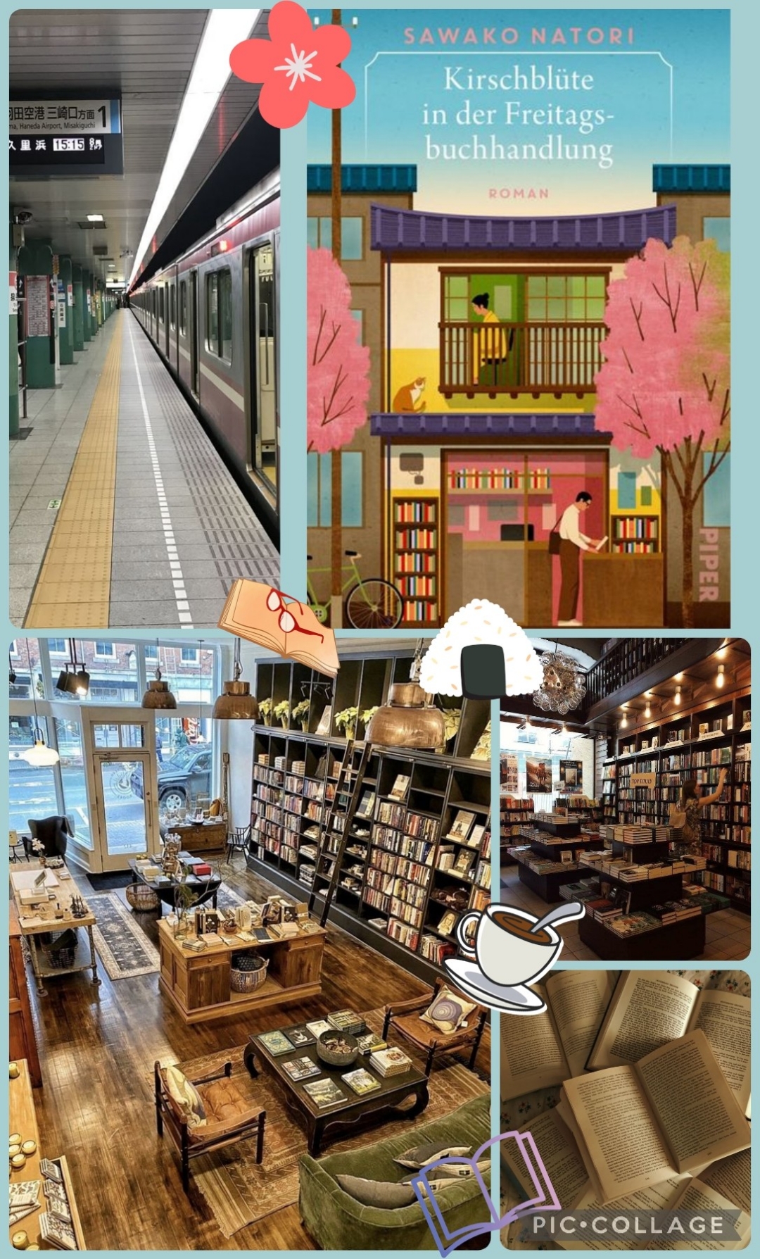 Zwischen Kirschblüten und Büchern finden verlorene Herzen Hoffnung, Nähe und einen Neuanfang. 🌸📚🍵