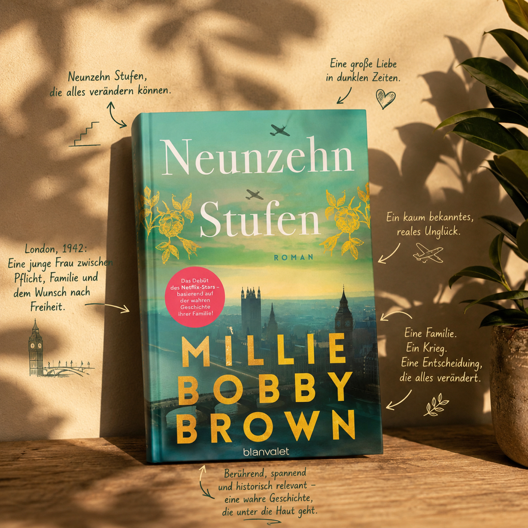 ⭐️⭐️⭐️⭐️ 4/5
📖 Seiten 416
📚 Paperback
📔 Neunzehn Stufen - Millie Bobby Brown
__________________________________